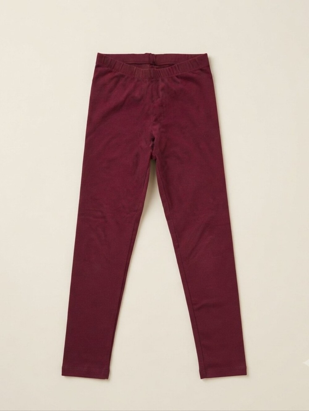 Cat & Jack Girls Maroon Stretch Leggings